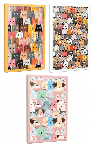 Sivri Kulaklar 3lü 64 Sayfa Çizgili Okul Defteri Seti -6