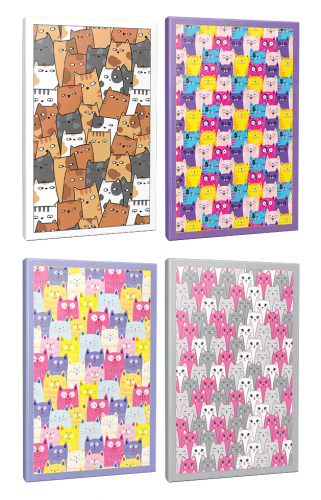 Sivri Kulaklar 4lü 64 Sayfa Çizgili Okul Defteri Seti -5