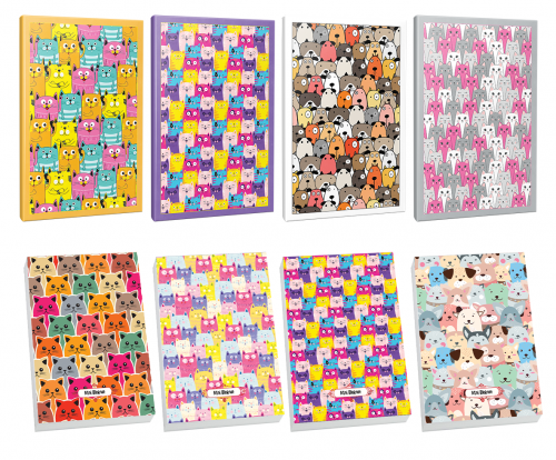 Sivri Kulaklar 4lü 64 Sayfa Çizgili Defter ve 4 Bloknot-10