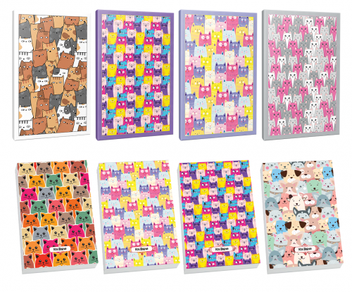 Sivri Kulaklar 4lü 64 Sayfa Çizgili Defter ve 4 Bloknot-13