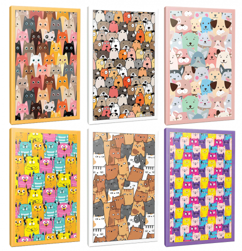 Sivri Kulaklar 6lı 64 Sayfa Çizgili Okul Defteri Seti -2 - Halkkitabe