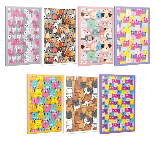 Sivri Kulaklar 7li 64 Sayfa Çizgili Okul Defteri Seti -3 - Halkkitabe