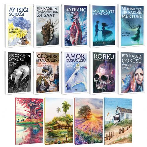 Stefan Zweig 10 Kitap Bir Arada ve 4 Defter -2 - Halkkitabevi