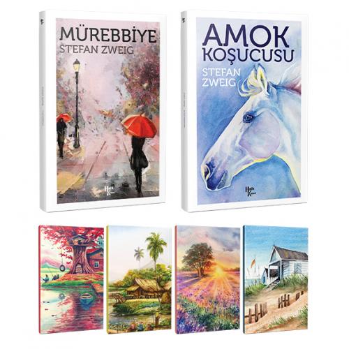 Stefan Zweig 2 Kitap Bir Arada ve 4 Defter -6 - Halkkitabevi