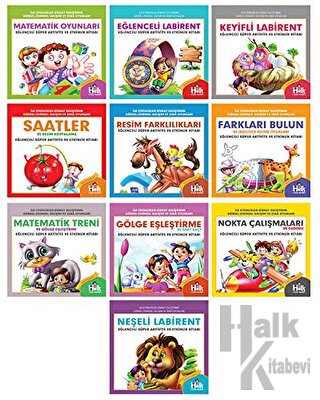 Süper Aktivite Seti (10 Kitap) - Halkkitabevi