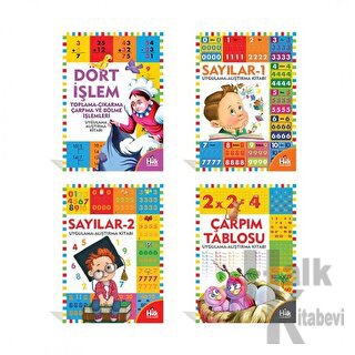 Süper Matematik Seti (4 Kitap Takım) - Halkkitabevi