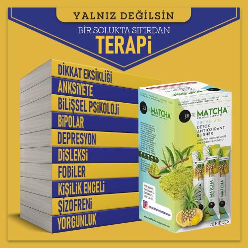 Terapi 10 Kitap Bir Arada ve Bromelain Matcha Çayı - Halkkitabevi