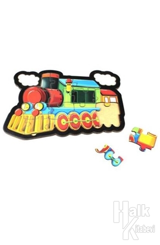 Tren Ahşap Puzzle 18 Parça