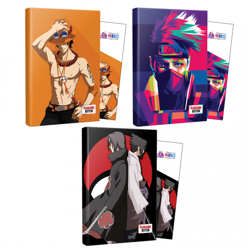 Üçlü Ace-Naruto-Sasuke-Itachi Defter ve Ayraç - Halkkitabevi