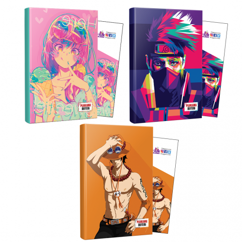 Üçlü Icecream-Naruto-Ace Defter ve Ayraç - Halkkitabevi