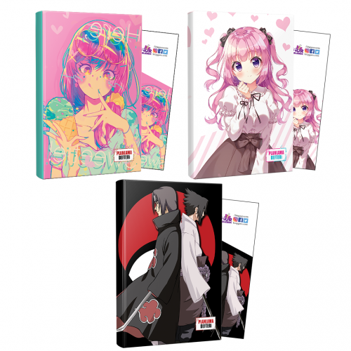 Üçlü Icecream-Violet-Sasuke-Itachi Defter ve Ayraç - Halkkitabevi