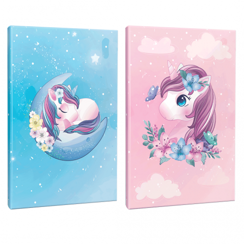 Unicorn Serisi 2li 64 Sayfa Çizgili Okul Defteri Seti -4 - Halkkitabev