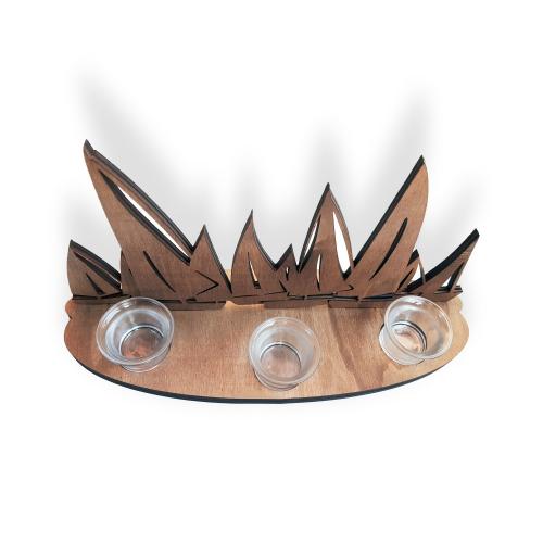 Yelkenli Ahşap Oda Süsü 3'lü T-Lightlı - Halkkitabevi