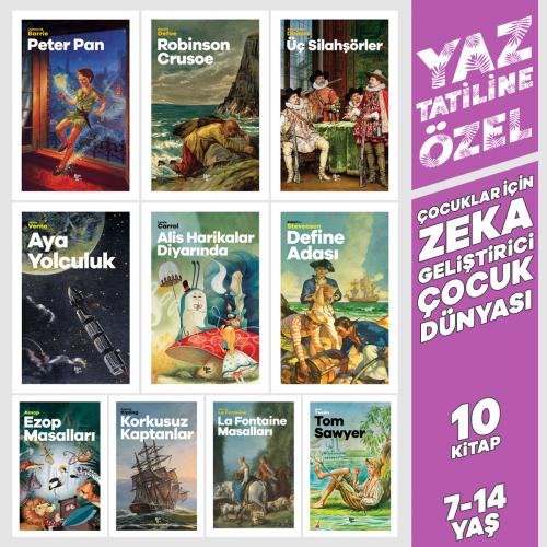 Yaz'a Özel Zeka Geliştirici Çocuk Dünyası - 10 Kitap - Halkkitabevi