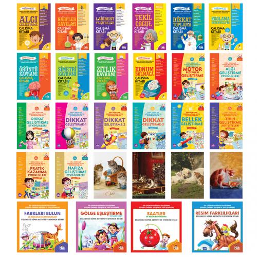Zeka Soruları 20 Kitap 4 Etkinlik ve 4 Defter