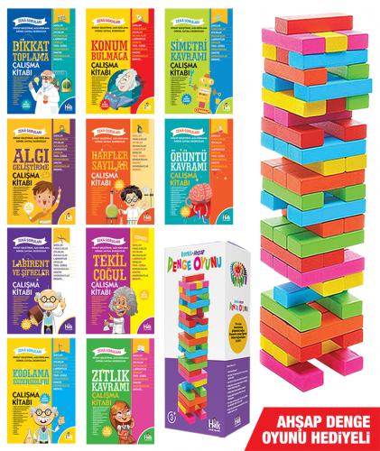 Zeka Soruları ve Denge Oyunu Seti - Halkkitabevi